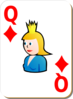 Queen Of Diamonds Clip Art